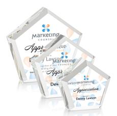 Genosee Full Color Desktop Crystal Award - Full Color Awards