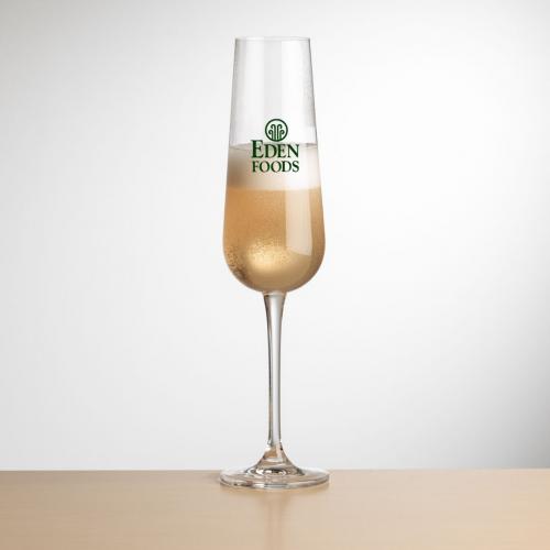 Corporate Gifts, Recognition Gifts and Desk Accessories - Etched Barware - Howden Flute - Imprinted
