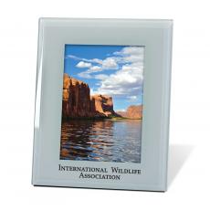 Employee Gifts - White Glass Photo Frame