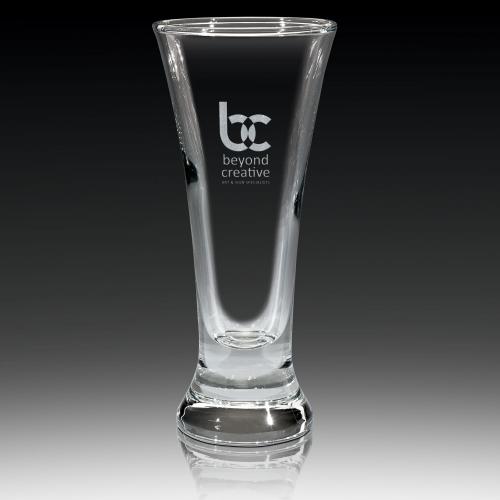 Corporate Gifts, Recognition Gifts and Desk Accessories - Etched Barware - Flare Pilsner