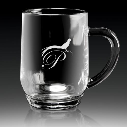 Corporate Gifts, Recognition Gifts and Desk Accessories - Etched Barware - Glass Mug