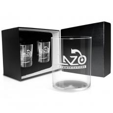 Employee Gifts - Whiskey Crystal Glass Set