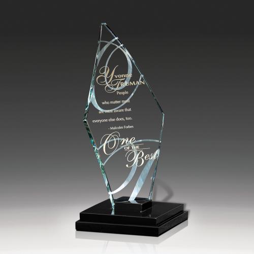 Corporate Awards - Glass Awards - Cosmic Moon Glass Award