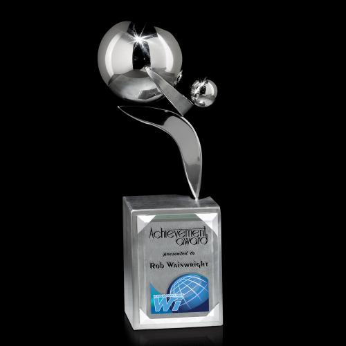Corporate Awards - Glass Awards - Jade Glass Awards - Dexterity Metal Award