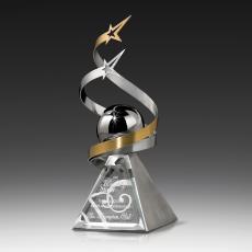 Employee Gifts - Wrap Stars Metal Award