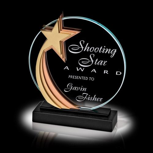 Corporate Awards - Glass Awards - Star Medalist Glass Award