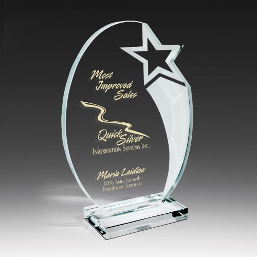 Corporate Awards - Glass Awards - Luminary Star Glass Award