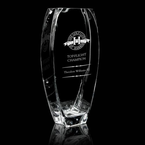 Corporate Awards - Crystal Awards - Vase and Bowl Awards - Troppo Vase