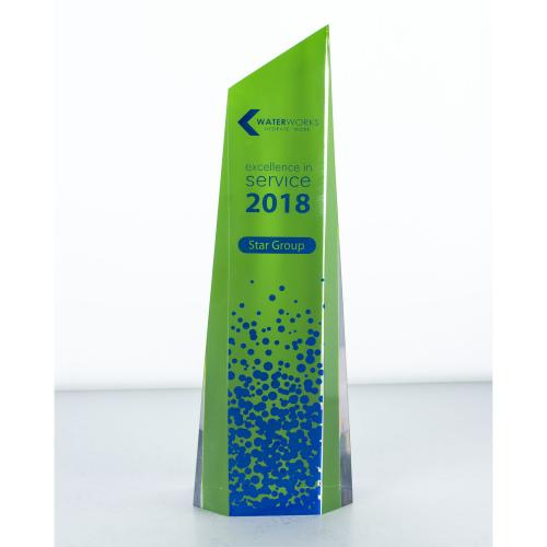 Corporate Awards - Acrylic Corporate Awards - Octoquad Acrylic Award