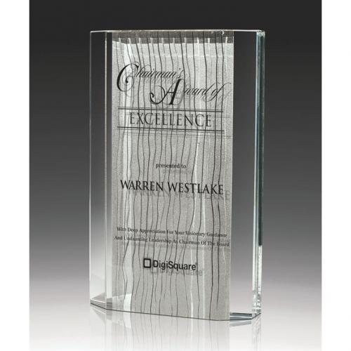 Corporate Awards - Crystal Awards - Cirlicue Crystal Award