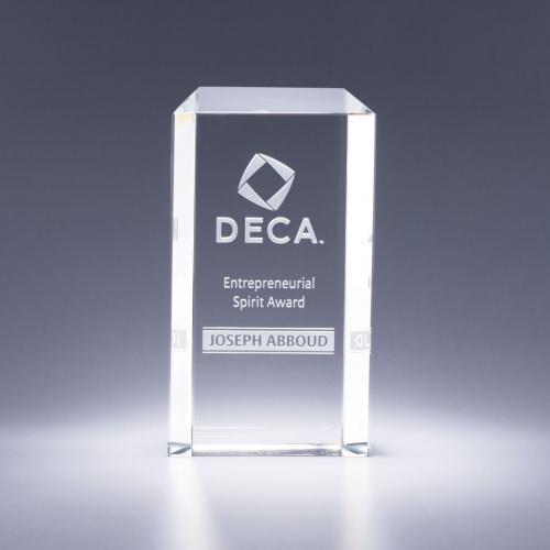 Corporate Awards - Clear Optical Crystal Entrpreneur Award