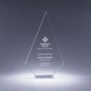 Prosperity Clear Optical Crystal Diamond Award