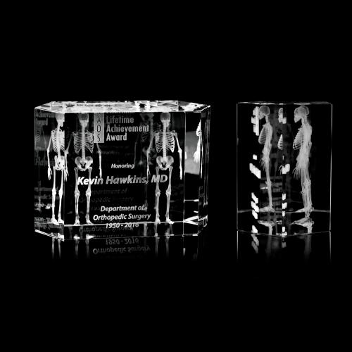 Corporate Awards - Crystal Awards - Hexagram Crystal Award