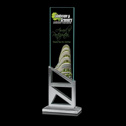 Corporate Awards - Crystal Awards - Obelisk Tower Awards - Stages Metal Award