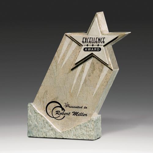 Corporate Awards - Resin Awards - Shooting Star Stone Award
