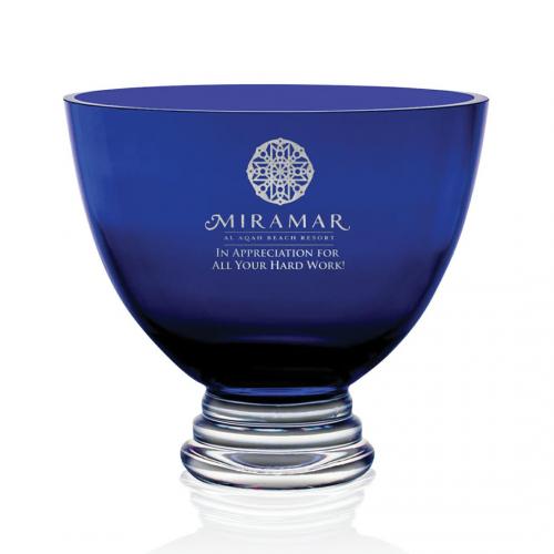 Corporate Awards - Crystal Awards - Vase and Bowl Awards - Alexandra Footed Bowl