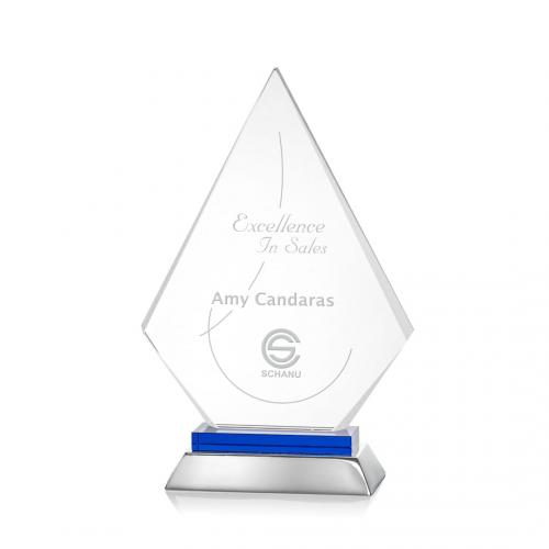 Corporate Awards - Valhalla Blue Diamond Metal Award