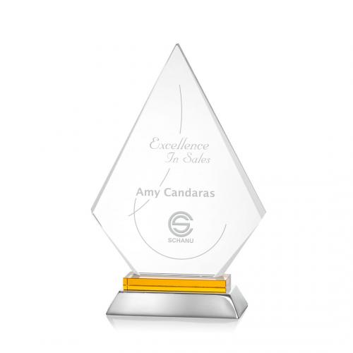 Corporate Awards - Valhalla Amber Diamond Metal Award