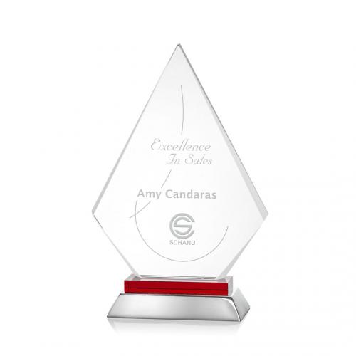 Corporate Awards - Valhalla Red Diamond Metal Award