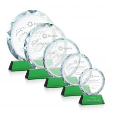 Employee Gifts - Stratford Green Circle Crystal Award