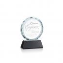 Stratford Black Circle Crystal Award
