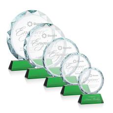 Stratford Green Circle Crystal Award - Crystal Awards