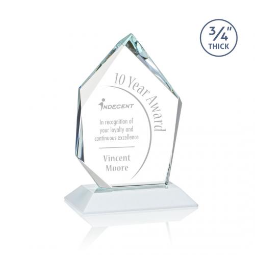 Corporate Awards - Deerhurst Ice White Peak Crystal Award