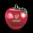Beaufort Apple Red/Green Apples Crystal Award