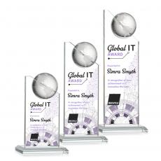 Employee Gifts - Arden Full Color  Optical Spheres Crystal Award