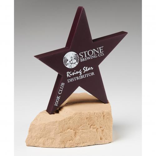 Corporate Awards - Marble & Granite Corporate Awards - Rocky Star Stone Resin Award