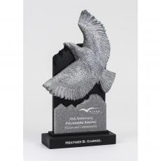 Employee Gifts - Large Eagle Stone Resin Award