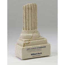 Employee Gifts - Weathered Half Column Stone Resin Award