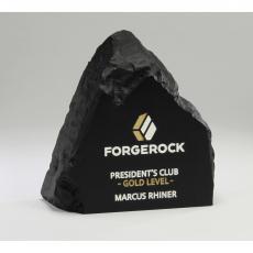 Employee Gifts - XL Sheared Rock Stone Resin Award