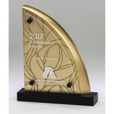 Employee Gifts - Avant Garde Stone Resin Award - Deco
