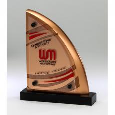 Employee Gifts - Avant Garde Stone Resin Award - Contour