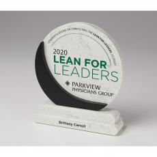 Employee Gifts - Large Crescent Stone Resin Award