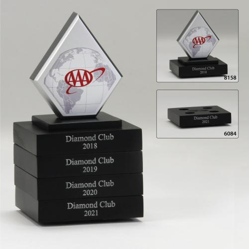 Corporate Awards - Marble & Granite Corporate Awards - Diamond Perpetual Stone Resin Award