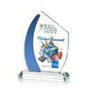 Hausner Full Color Blue Peak Crystal Award