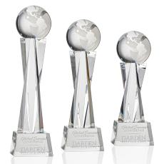 Havant Globe Optical Spheres Crystal Award - Crystal Globe Awards 