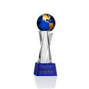 Havant Globe Blue/Gold Spheres Metal Award