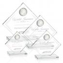Ferrand Globe Clear Diamond Crystal Award