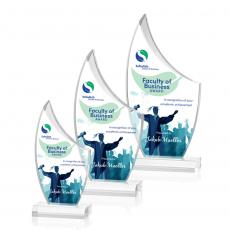 Employee Gifts - Doncaster Full Color Sail Acrylic Award