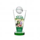 Slough Golf Full Color Green Spheres Crystal Award