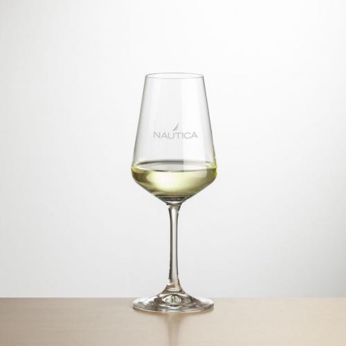 Corporate Gifts, Recognition Gifts and Desk Accessories - Etched Barware - Wine Glasses - Cannes Wine - Deep Etch