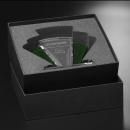 Greenbrier Optical Crystal Circle Award on Emerald Arch Base