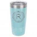 Polar Camel 20 oz. Light Blue Ringneck Vacuum Insulated Tumbler with Clear Lid