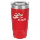 Polar Camel 20 oz. Red Ringneck Vacuum Insulated Tumbler with Clear Lid