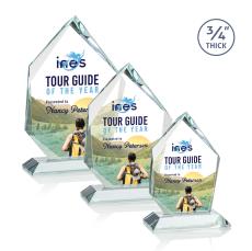 Deerhurst Ice Full Color Starfire Peak Crystal Award - Crystal Awards