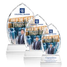 Wilton Full Color  Clear  on Newhaven Arch & Crescent Crystal Award - Full Color Awards