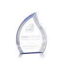 Tidworth Blue Flame Acrylic Award
